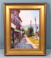 RAMSDELL, James Oil on Board Painting