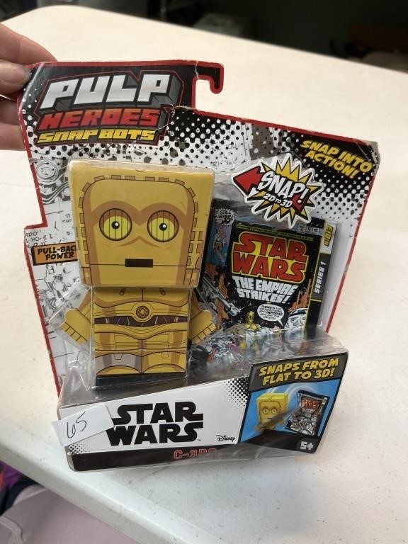 Star Wars C3PO pulp heroes snap bots