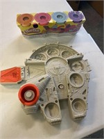 Millennium falcon molds and playdoh