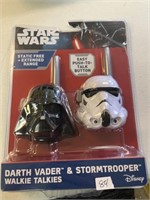 Darth Vader and storm trooper walkie-talkies open