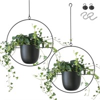 ABETREE 2 Pcs Hanging Planters for Indoor and