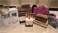 Bath Towels, Jewelry Boxes, Facial Toning Kit