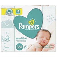 4 Packs Pampers Baby Wipes Sensitive Perfume Free