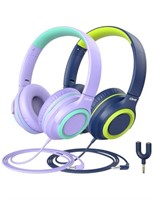iClever 2Pack Kids Headphones with Sharing