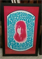 Fillmore Auditorium Framed Poster, Approx. 23