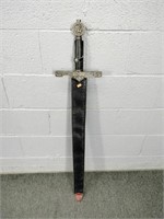 Excalibur Stainless Steel Sword W Sheath