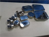 (10+) Stainless asst HIke/Camp/Lunch Containers