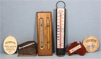 (5) Good Vintage Thermometers