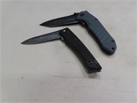 (2) KERSHAW BeltClip 4" Single Blade Knives