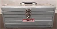 Metal Craftsman Tool Box with Contents