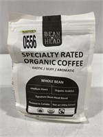 BEAN HEAD SPECIALTY RATED ORGANIC COFFEE - WHOLE
