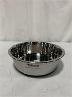 STAINLESS STEEL METAL DOG BOWL 9 x3IN