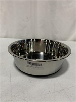 STAINLESS STEEL METAL DOG BOWL 9 x3IN