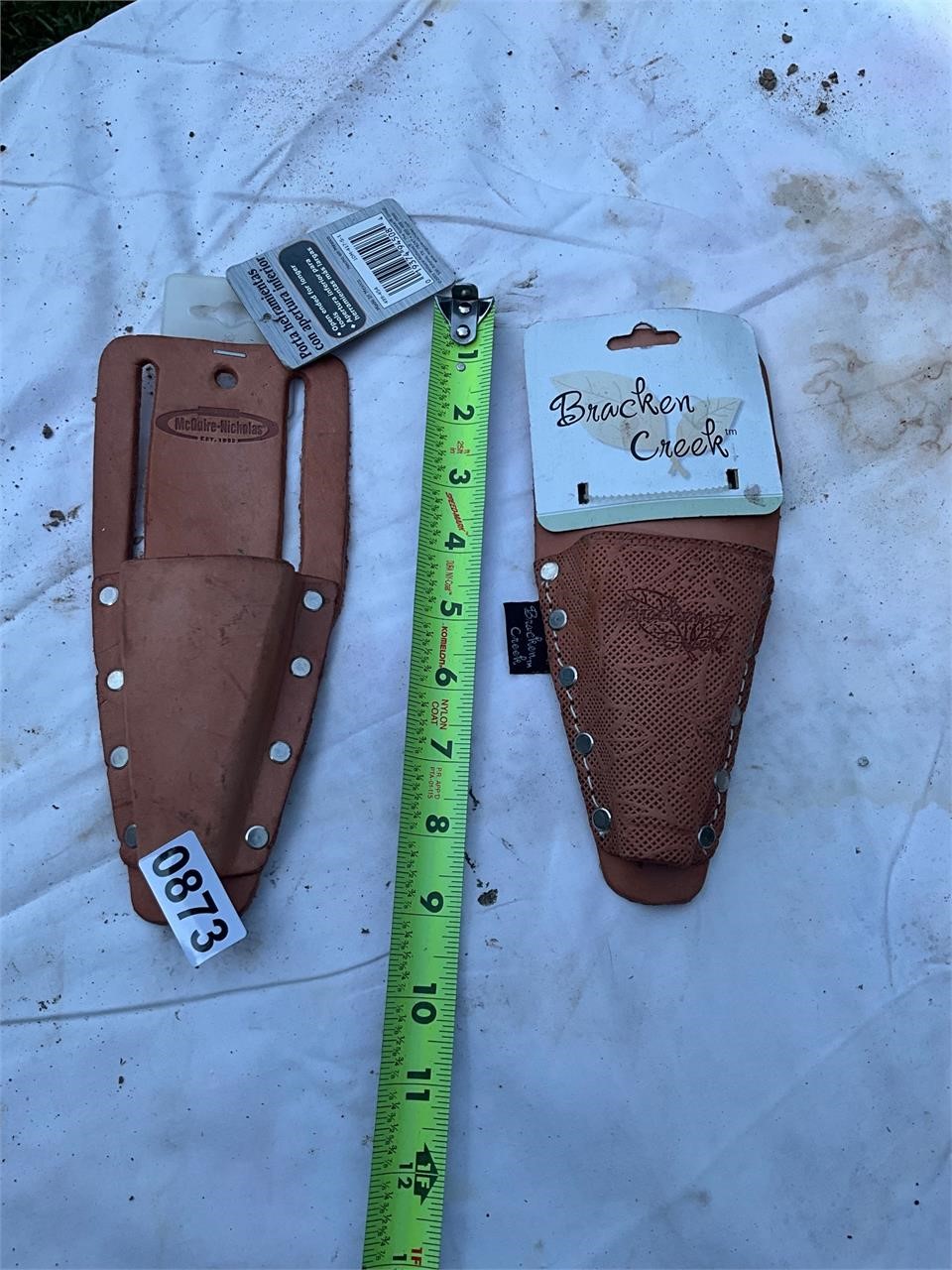 2- Leather tool pouches