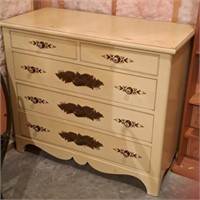 5 Drawer Painted Dresser