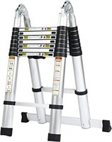 Telescoping Ladder, 21FT Aluminum Extension