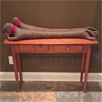 Entry Table, 2 Dachshund Draft Stoppers