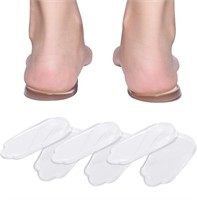 JUMPOW SET OF 6 PAIRS OF SILICONE HEEL WEDGE