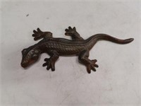 Cast Iron Metal 9" Lizard~Gecko Figure