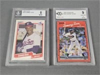 Lot Of 2 Sammy Sosa Graded Baseball Cards