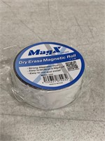 MAGX DRY ERASE MAGNETIC ROLL 1IN X 10FT