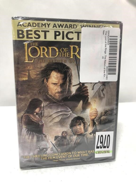 LORD OF THE RINGS - RETURN OF THE KING DVD