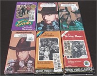 Box 6 VHS Western Videos