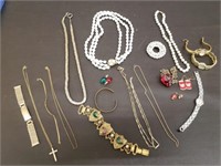 Lot of Costume, Gold Filled Jewelry & Watches