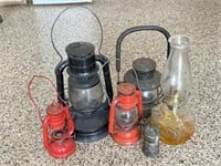 Barn Lanterns, Oil lamp, Eastlake RR Lantern