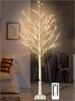 6FT Lighted Birch Tree 160 LEDs  8 Modes