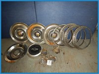 VINTAGE HUBCAPS- VARYING SIZES