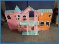 LARGE FOLDABLE DOLL HOUSE-31" TALL