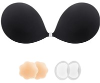 LALAWING, STRAPLESS ADHESIVE BRA, SIZE: A