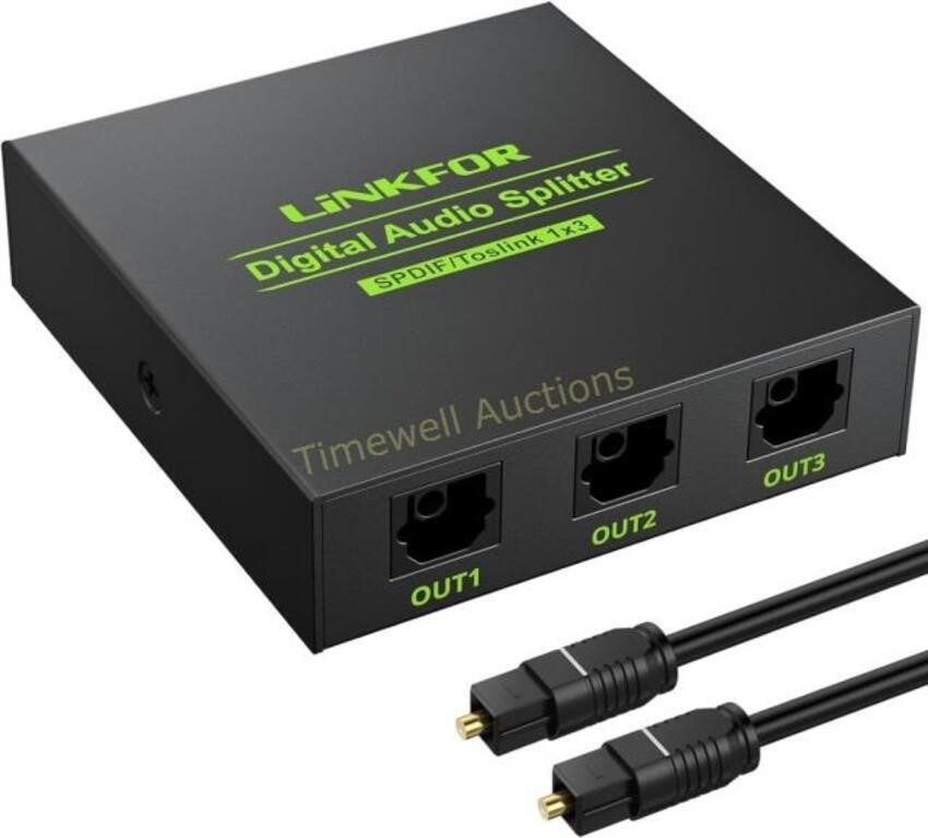 LiNKFOR 1x3 Toslink Splitter  SPDIF & Optical