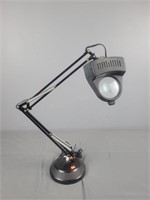 Lighted Magnifier Lamp Powers Up