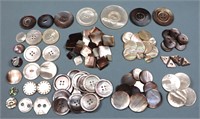 (100) Antique MOP Buttons incl. Sets