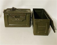 Set of 2 Ammo Boxes  Each 8 x 12 x 6