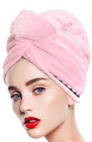 4 PACK MICROFIBER HAIR TOWEL WRAP FOR WOMEN
