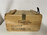 Heavy Duty Wooden Ammo Box