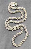 Sterling 20in Chain Necklace 37.4g