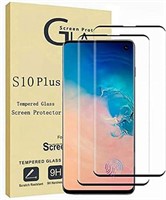 [2Pack] for Galaxy S10 Plus Screen Protector, 9H