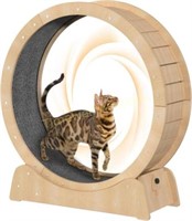39.4 Wooden Cat Running Wheel  Indoor Use