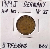 1949 German coin