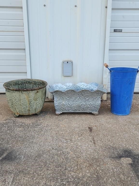 Outdoor Metal Planters