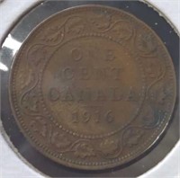 1916 Canadian large penny