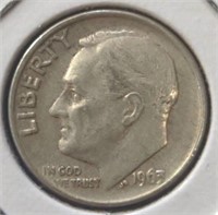 Silver 1963 Roosevelt dime