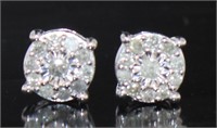 Brilliant 1/2 ct Diamond Designer Earrings