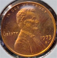 Proof 1973S penny