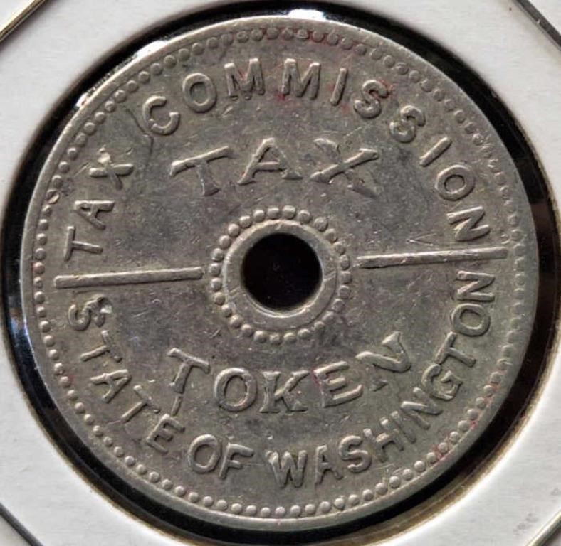 1935 State of washington tax token