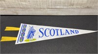 Vintage Scotland Pennant Banner 18"